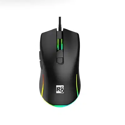 R8 Wired Illuminated Gaming Mouse - ماوس الألعاب السلكي المضيء R8