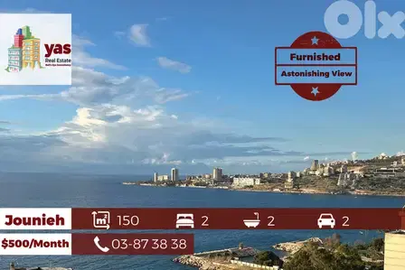 Jounieh 150m2 | Furnished | Rooftop | Astonishing View | IV/EH