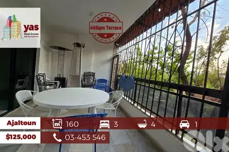 Ajaltoun 160m2 | 40m2 Terrace | Well Maintained | DA | Ajaltoun 160m2 | 40m2 Terrace | Well Maintained | DA |