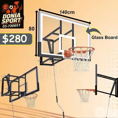 240$  mounted basketball hoop ( Tempered glass)