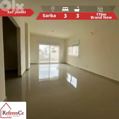 Brand new apartment in Sarba شقة جديدة في صربا