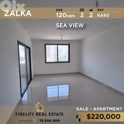 Apartment for sale in Zalka KA80 شقة للبيع في الزلقا