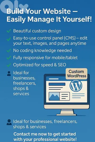 Build Your Website — Easily Manage It Yourself!