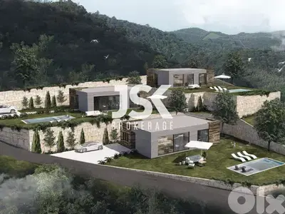 L18241-Under-Construction Villas For Sale in Batroun - Chabtine With P