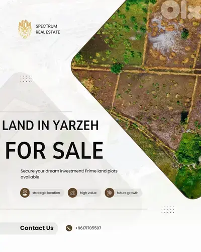 YARZEH PRIME LOCATION LAND 1500SQ SEA VIEW , (BA-453)
