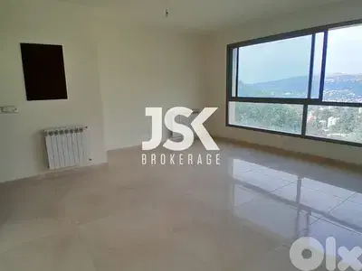L18291-Brand New Apartment With Terrace For Rent in Bikfaya
