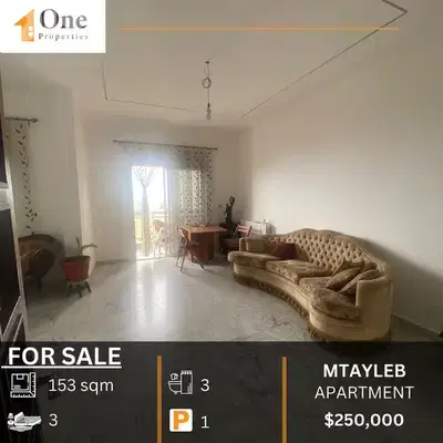 APARTMENT FOR SALE IN MTAYLEB