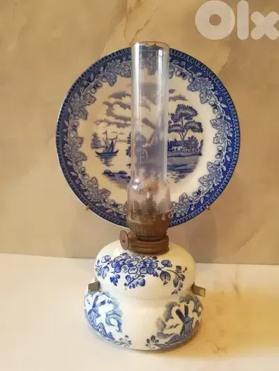 Vintage oil lamp 25cm