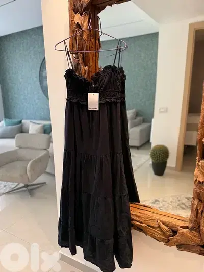 Rustic Midi Dress size S from Bershka in tag