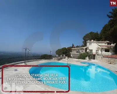 Mountain Luxurious Villa- Massive Garden–Pool -Raskifa REF#TN122833