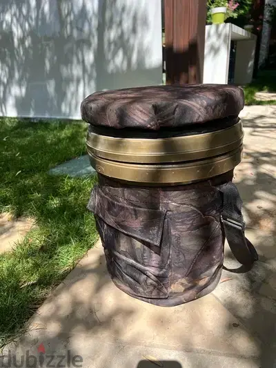 chair and ice box
