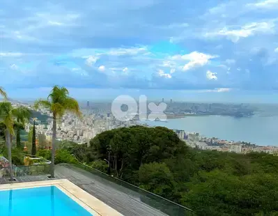 Villa for sale in Rabieh/ View/ Pool/ Furnished