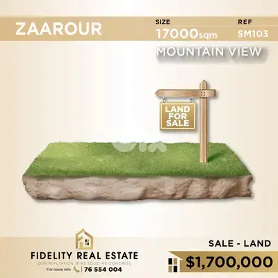 Land for sale in Zaarour SM103 رض للبيع في الزعرور