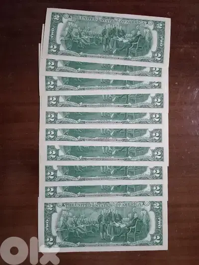 2$ 2017 unc 1 piece 6$