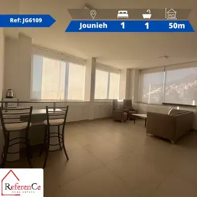 Furnished studio for rent in Jounieh استوديو في جونيه مفروش للايجار