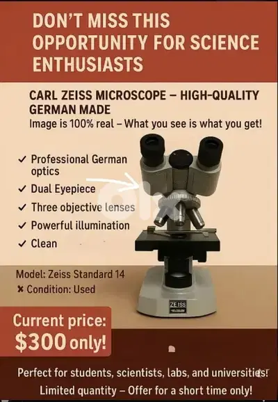 Carl Zeiss Microscope (nice gift)