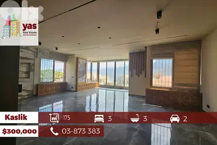Kaslik 175m2 | Brand New | Prime Location | Decorated | Lux | PA |