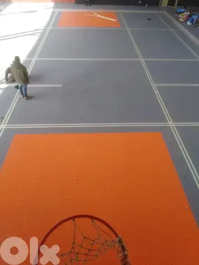 Basketball pvc tiles