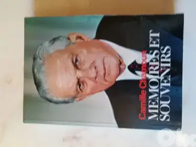 Camille Chamoun "Memoires et Souvenirs" book 1979  with author dedicat
