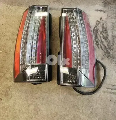 cadillac escalade platinum tail lights- black edition