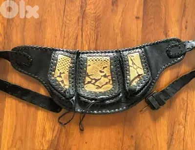 Handmade Leather Tribal Belt