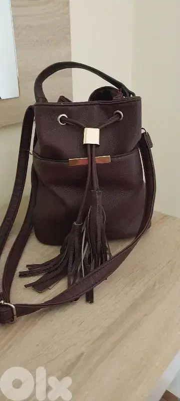 leather handbag