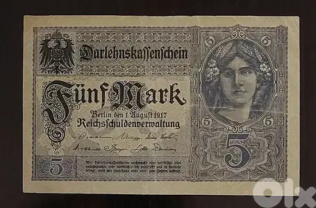 Germany 1917 William II 5 Mark. P-56