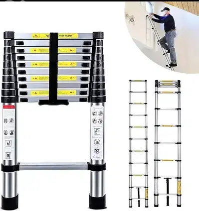 telescopic ladder aluminium سلم