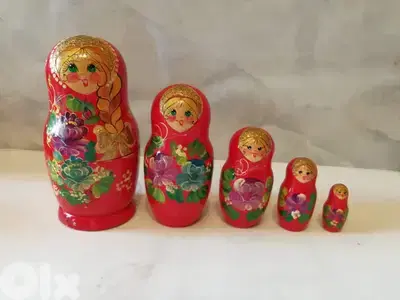 Poupee russe 17cm 5 pcs