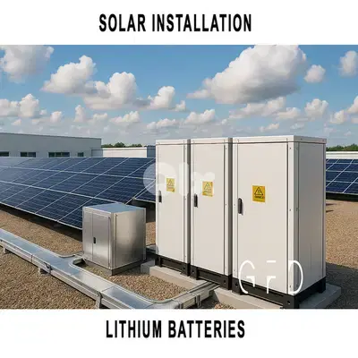 Energy-Efficient Solar Installation with Lithium Battery Optimization