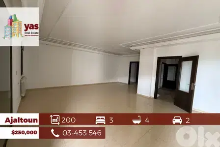 Ajaltoun 200m2 | Super Luxurious | New | Impressive View | GM/KH