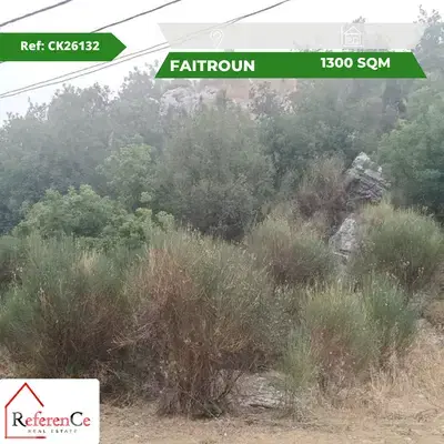 Land for sale in Faitroun أرض في فيطرون للبيع