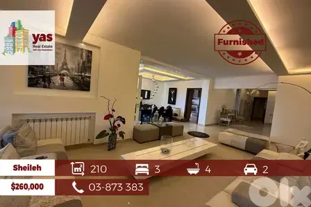 Sheileh 210m2 | 120m2 Rooftop | Furnished | Upgraded | View | BA Sheileh 210m2 | 120m2 Rooftop | Furnished | Upgraded | View | BA