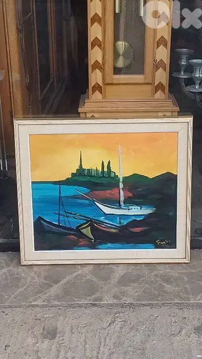لوحة رسم زيتي اوروبية