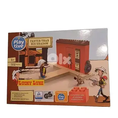 Playtive Lucky Luke Blocks 122 pcs - مكعبات تركيب للأطفال