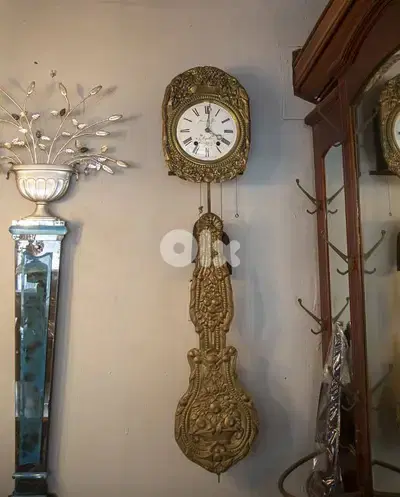 bronze wall clock