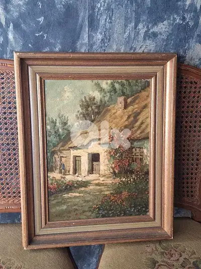 vintage european painting