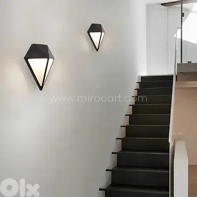 Diamond Wall Light – IP65 Waterproof with Warm Glow for Indoors & Out