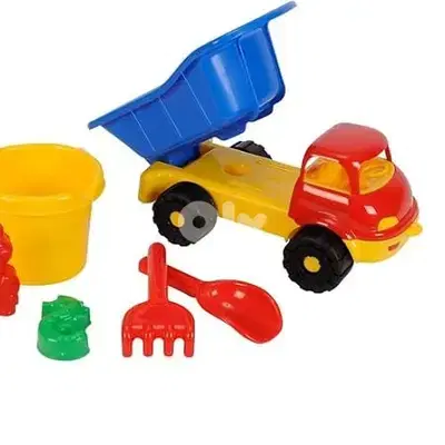 Simba Truck Sand Toys 6 Pcs L30 x H16 x W18 cm - طقم ألعاب شاحنة الرمل