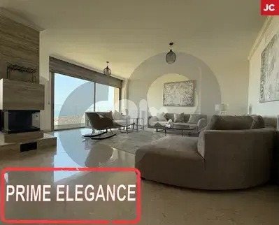 Elegant Duplex -Panoramic City & Sea View in Ain Saadeh ! REF#JC124203