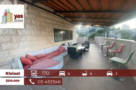 Kleiaat 170m2 | 50m2 Terrace | Duplex | Furnished | View | PA |