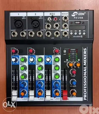 mixer 4 channel + usb + bluetouth, new in box