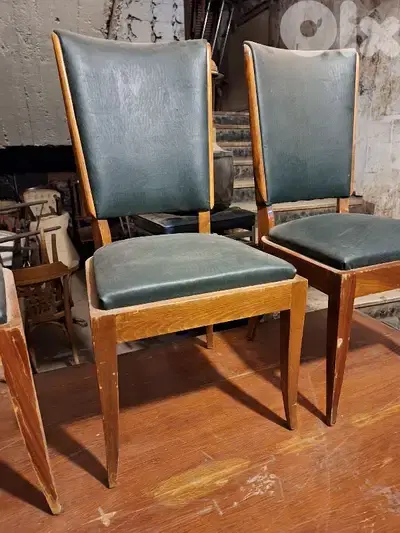 art deco 6 dining chairs