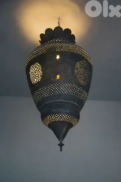 large Morocco bronze lantern