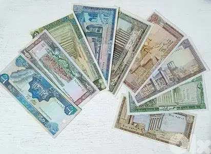 عملات لبنانية ورقية أنسر من ليرة ل ألف ليرة