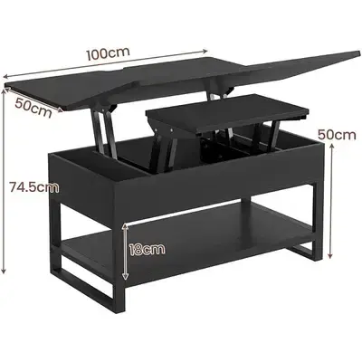 doule lift coffee table / dining table