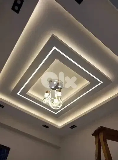 أنجاز جميع ديكورات جبسم بورد وأسقف مستعارة