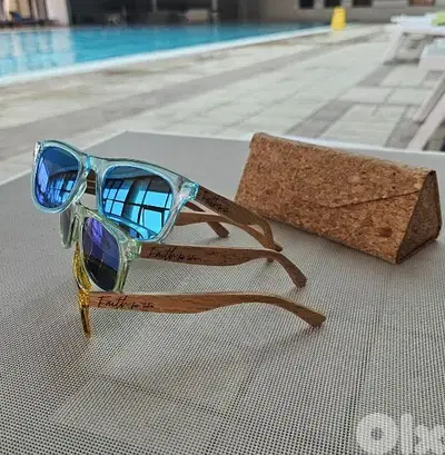 FAITH BRAND  KIDS , Polarized anti UV rays, wooden Sunglasses