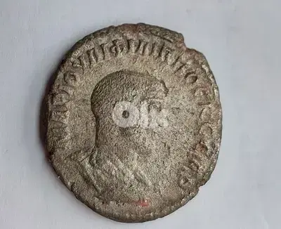 Philip II Augustus Ancient  Roman Silver  Billion Coin year 247 AD