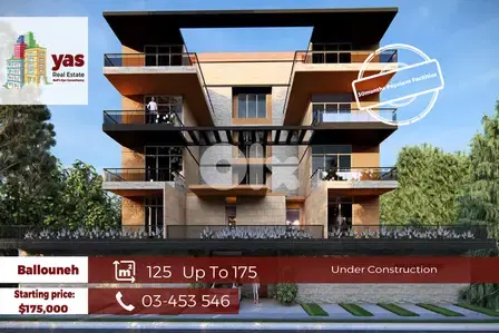 Ballouneh 125m2 Under Construction | Payment Facilities | EL | Ballouneh 125m2 Under Construction | Payment Facilities | EL |